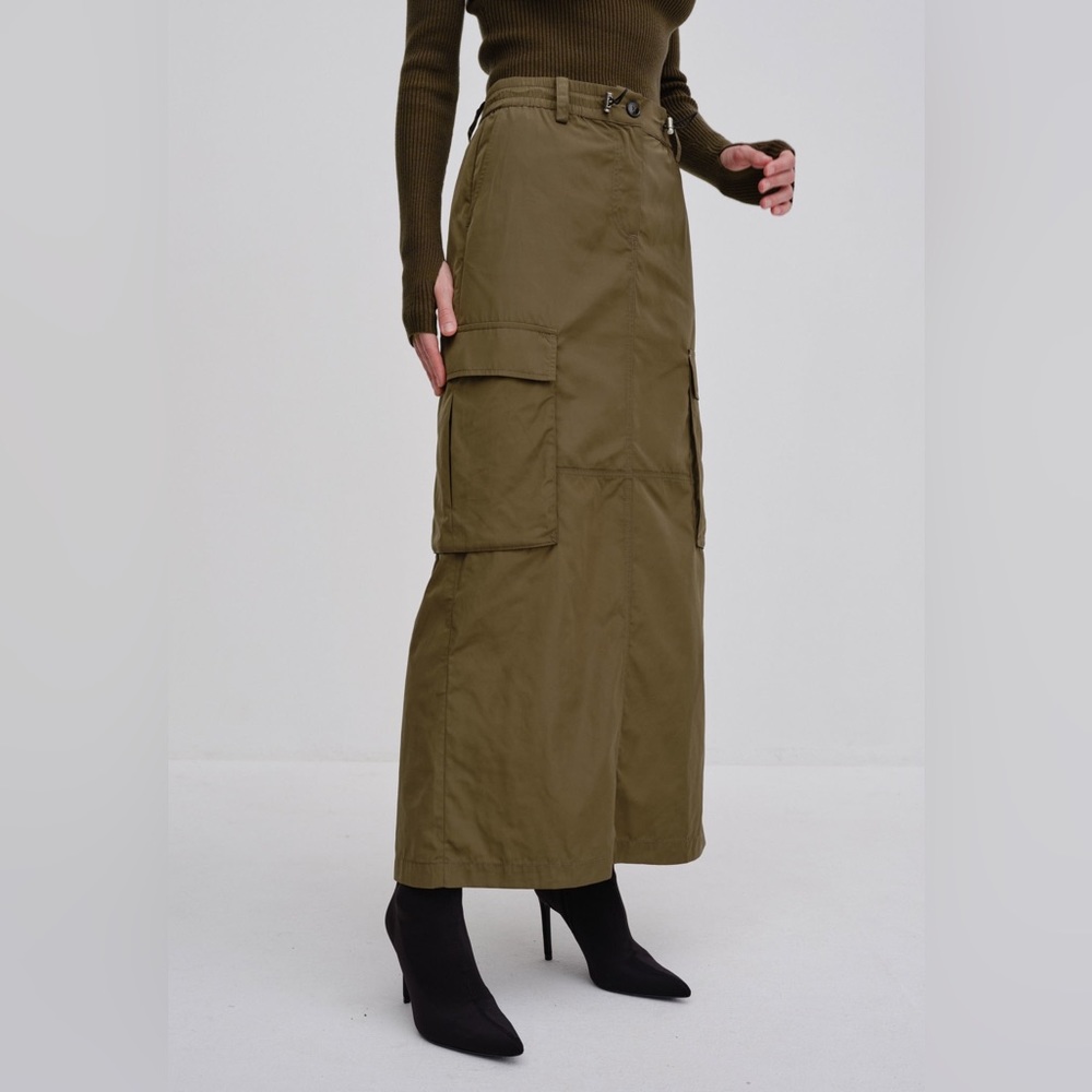 HERSKIND OLIVE MIDI SKIRT